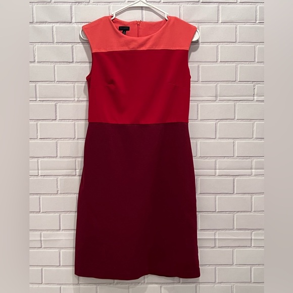 TALBOTS women sleeveless color-block dress/size 2 - Picture 2 of 6